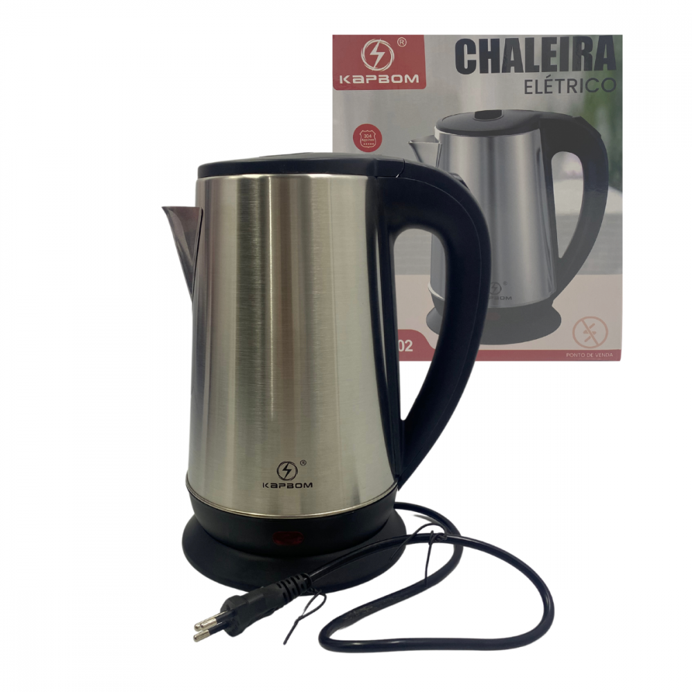 Chaleira Elétrica 2 Litros 110V INOX - Imagem 2