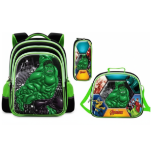 Mochila Escolar Infantil Hulk