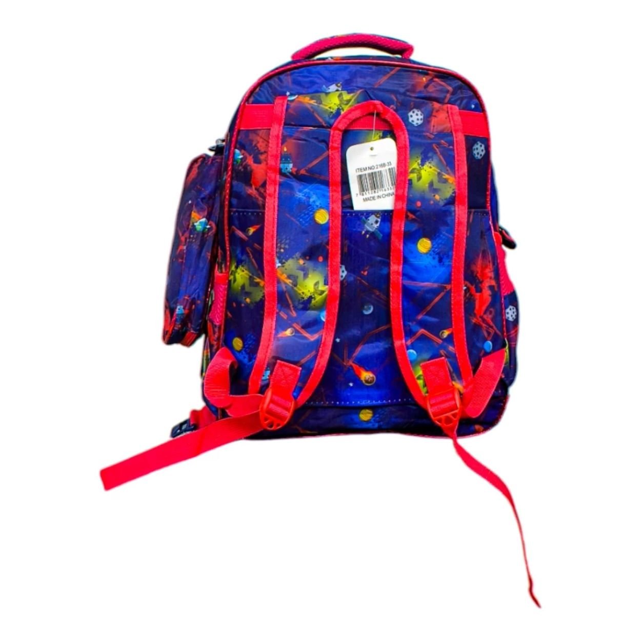 Kit Mochila Escolar de costas 3D do Dragon Ball - Imagem 3